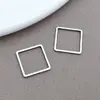 Colgante con Marco de Acero Inoxidable Cortado Estrella Geométrica Corazón Colgante Pequeño Pendientes DIY Llavero Accesorios para Joyería