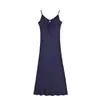 Vestido de encaje hueco con cordones, puramente seductor y sexy, de verano, cintura alta, corte ajustado, con abertura, bodycon, para chica hot, largo, para mujer