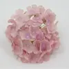 Cabeça de flor de hortênsia flor artificial flor artificial flor de seda arco de casamento estrada referência flor bola tiro adereços 54 peças