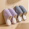 Pantuflas de algodón Cixi para mujer, primavera, otoño e invierno, para el hogar, antideslizantes, cálidas, de felpa y de piel para hombre.