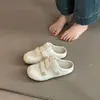 Chinelos Fechados Fofos Casuais Confortáveis Não Cansativos de Solado Grosso para Mulheres 2026 Verão Slip-On Antiderrapantes Preguiçosos Sapatos Mule