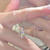 Outlet de fábrica ~ Collar de Mariposa Dulce Femenino Ins Tendencia Nicho Sentido de Diseño Avanzado Hebilla Segura Cadena para Clavícula Accesorios Femeninos
