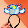 Los Alrededores de Sun Yingsha Wang Chuqin Deberían Ayudar a los Accesorios de Atmósfera para la Cabeza de Sha Animar Diadema Creativa Abanico Fan Zhendong Wang Manyu