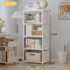 Estante Simples Prateleira de Armazenamento Externa Estante de Chão Doméstica à Prova de Poeira Estante Dedicada para Sala de Estudo Estante para Livros Ilustrados