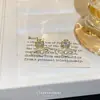 Pendientes de Zirconia Saturno de la Emperatriz Viuda Pendientes Placa de Incienso Mosquitera de Sentido Avanzado Pendientes Sin Agujeros en las Orejas Pendientes de Viento Frío para Mujer