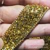 Nuevo wholesale Pegamento termofusible Taladro de vidrio con cadena de taladro de rhinestone de tubo de cuentas Cadena de taladro de rhinestone de código de barras adhesivo