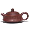 Casa Modelo Sala de Té con Estanterías de Exhibición Estilo Chino, Teteras de Arcilla Púrpura, Mascotas de Té, Teteras Pequeñas, Juegos de Té Kung Fu, Recipientes para Té de Arcilla Púrpura y Artículos Decorativos