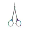 Tijeras de Acero Inoxidable Transfronterizas para Cutícula para Manicura, Removedor de Cutícula, Tijeras para Uñas Encarnadas, Tijeras de Belleza, Tijeras para Cejas, Removedor de Cutícula Estilo Ruso