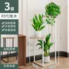 Estante de Hierro para Flores Amazon Transfronterizo Multicapa de Pie Sala de Estar Interior Estante Simple para Macetas Estante para Flores Venta al por Mayor