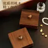Caja de Almacenamiento para Lingotes de Oro de 10g de Madera de Nogal Maciza, Caja Coleccionadora Especial para Perlas de Oro Pequeñas de 1g