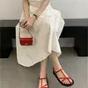 Sandalias Romanas Cruzadas de Tira Fina Abiertas para Verano