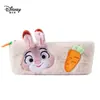 Bolsa de Lápices de Peluche de Disney Estudiante Caricatura Linda Gran Capacidad Zootopia Chica Aspecto Atractivo Bolsa para Papelería