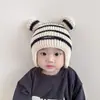 Toucas para Bebês para Outono e Inverno, Toucas de Lã Tricotadas Fofas, Toucas Quentes para Recém-Nascidos e Bebês, Toucas Modernas para Bebês de Poucos Meses