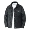 Chaqueta de cuero PU estilo retro americano talla europea OLA transfronteriza para hombre, estructurada y elegante, simple y moderna, de corte holgado