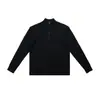 Suéter Clásico Elegante Yutang "Estilo Rafia" de Punto Trenzado con Media Cremallera y Cuello Alto para Hombres y Mujeres, Prenda Superior de Punto para Otoño e Invierno