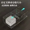 Caja de Almacenamiento Gabinete con Espejo Gabinete de Baño Caja Organizadora Compartimentada Lavabo Cosméticos Lápiz Labial Estante de Almacenamiento de Escritorio