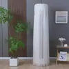 Modelo nuevo, no es necesario quitar la cubierta del aire acondicionado al encenderlo, funda de tela decorativa universal cilíndrica vertical para polvo de aire acondicionado
