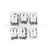 120 Piezas Bolsa Hebilla de Coche Híbrido Fijación de Carrocería Clip de Tornillo Clip de Plástico de Nailon Accesorios para Coche