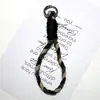 Huayang color nuevo creativo diagonal cuerda larga mini cordón de cambio bolsa de almacenamiento para llavero de teléfono móvil colgante de cordón