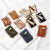 Ins Novo Estilo Coreano Lenço Pequeno de Lã para Menina Conjunto de Pescoço Quente Tricotado Moda Outono e Inverno Lenço Pequeno com Canto Pontiagudo