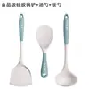 Juego de Utensilios de Cocina de Silicona de Grado Alimenticio para Ollas, Espátula, Cuchara para Sopa, Sartén Antiadherente para Uso Doméstico, Espátula de Cocina Resistente a Altas Temperaturas, Colador