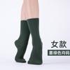 Zapatos rojos danza moderna calcetines de tubo para hombre y mujer calcetines de algodón para práctica calcetines apilables para danza de jazz en interiores danza 1805Z