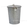 Cubo de Basura Redondo de Hierro, Cubo de Basura de Hierro Galvanizado de Alta Calidad, Cubo de Basura Grande de Hierro, Cubo de Hierro para el Hogar, Cubo de Hierro para Cocina