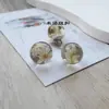 Fivela Redonda Pequena 10Mm12Mm Contas de Flor Natural Vermelha e Verde Botão de Camisa Camisa Cardigã Cheongsam Decoração de Terno Tang