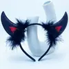 Última pieza de comercio exterior Diadema Halo de Ángel pluma más diadema de Ángel de la lluvia diadema para festival de baile