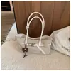 Bolsa feminina de design nichado para comércio exterior, nova bolsa de mão casual retrô em camurça de alta qualidade, bolsa de ombro e transversal, moderna