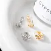 Pendientes de Gato con Lazo Lindos de Dibujos Animados Simples Japoneses y Coreanos Pendientes para Mujer Exquisitos Elegantes Pendientes de Nicho del Gato Kt Pendientes