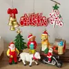 2026 Nuevo Adorno Navideño Pintado con Forma Irregular de Bola, Adorno de Papá Noel, Decoración Colgante, Arreglo de Escena Navideña, Árbol de Navidad Moldeado por Soplado