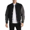 Chaqueta de Béisbol Europea de Talla Europea Transfronteriza Amazon para Hombre Cárdigan Deportivo Casual Sudadera con Botones de Terciopelo Plus para Hombre