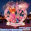 Zootopia 2 - Nick e Judy Cp Edição de Ano Novo Ímãs de Geladeira Planos Magnéticos de Acrílico de Alta Qualidade para o Ano Novo