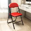 Cadeira Dobrável para Uso Doméstico, Cadeira de Quarto, Cadeira de Jantar, Confortável para Sentar por Longos Períodos, Banqueta para Quarto de Aluguel, Cadeira com Encosto, Cadeira de Escritório para Dormitório