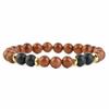 Fabricantes comercio exterior nuevos productos listados accesorios de joyería pulsera personalizada de piedra de 8 mm Ojo de Tigre turquesa Amazon pulsera