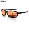 Gafas de Sol Polarizadas Personalizadas para Hombres y Mujeres, Estilo Deportivo, Serie de Colores Deslumbrantes, Anti-Luz Fuerte, Anti-UV, Sensación de Alta Gama