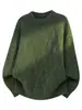 Tejido de Punto de Cuello Redondo Estilo Perezoso, Simple, Holgado y Moderno, Suéter de Punto de Alta Gama Nuevo Estilo para Hombre Otoño e Invierno