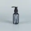 Gel de Ducha, Loción, Champú, Botella de Plástico, 100ml-500ml, Botella con Bomba Boston Gris
