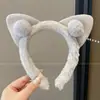 Diadema de Felpa Linda y Divertida para Mujer, Otoño/Invierno, para Lavarse la Cara, Forma Alta en la Cabeza, No Aprieta la Cabeza, No Aplasta el Cabello, Pinza para el Cabello, Accesorio para el Cabello