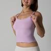 Faja de Algodón Short Algodón Puro Sexy Hottie Tirantes Chaleco Slim Estilo Europeo y Americano Cintura Entallada Top de Encaje para Mujer