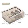 Caja de Almacenamiento para Zapatos Almacenamiento para Dormitorio Caja de Almacenamiento Plegable Portátil Visual a Prueba de Polvo y Humedad para Zapatos y Artículos Varios