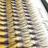 Muñeco de paja coreano 20 Piezas 0.07 Pestañas Postizas Graftadas 20D Auto-Abanicantes Pestañas Falsas de Pelo Sintético Rizador de Larga Duración