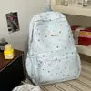 Mochila para mujer estilo japonés, nueva y moderna de alta apariencia estilo universitario, mochila con estampado de cielo estrellado, bolsa ligera de doble hombro para estudiantes de secundaria y preparatoria