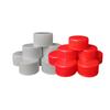 Fornecedor Fabricante Tampas Padrão 28-410, Redondas e Altas, Feitas de Plástico PP, Tampas de Rosca 28mm, Tampas de Garrafa Altas