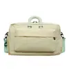 2026 Nova Bolsa de Viagem de Negócios Color Block Acolchoada de Algodão, Portátil, Grande Capacidade, Leve para Mulheres, de Mão, de Ombro, Transversal, para Curta Distância, Bolsa Fitness