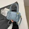 Bolsa de Mão Cor Macaron de Alta Qualidade 2025 Nova Chegada da Moda Laço Simples e Generosa Bolsa de Ombro Bolsa Transversal Versátil