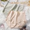 Roupa Íntima Feminina de Algodão 40S Seda Amora 7A Bacteriostática Parte Inferior Crotch Respirável Cintura Alta Barriga Justa Amigável à Pele Roupa Íntima Feminina para Mulheres