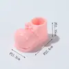 Sapatos em miniatura de desenho animado diy acessórios de cabelo feitos à mão corda de cabeça sapatinhos com furo chaveiro de sapatinho capa de telefone de borracha creme acessórios de resina