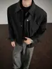 Chaqueta Americana Cleanfit Detroit con Solapa para Hombre Primavera y Otoño Retro Canalla Guapo Holgada Ropa de Trabajo Chaqueta Casual para Hombre